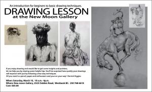 Drawing Lesson At New Moon Gallery